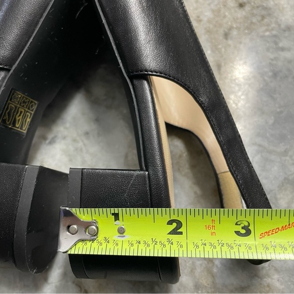 Everlane The Editor Slingback Heel Black Leather Size 10 - Picture 4 of 9